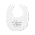 Newborn bib NATURAL 2pcs with velcro UNI